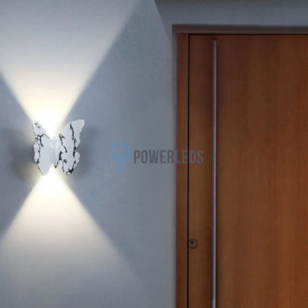 Aplica Led 6W Exterior Butterfly Alba C207Wh Wall Light Fixtures