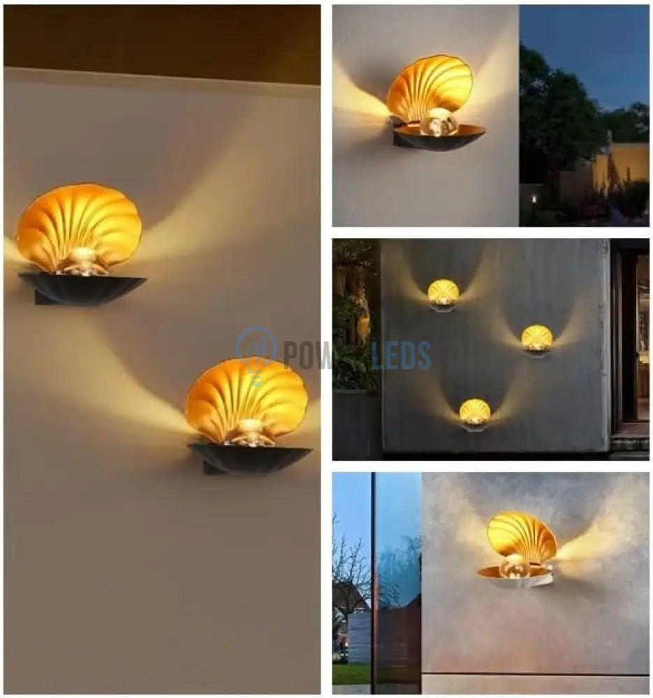 Aplica Led 6W Oyster Exterior Wall Light Fixtures