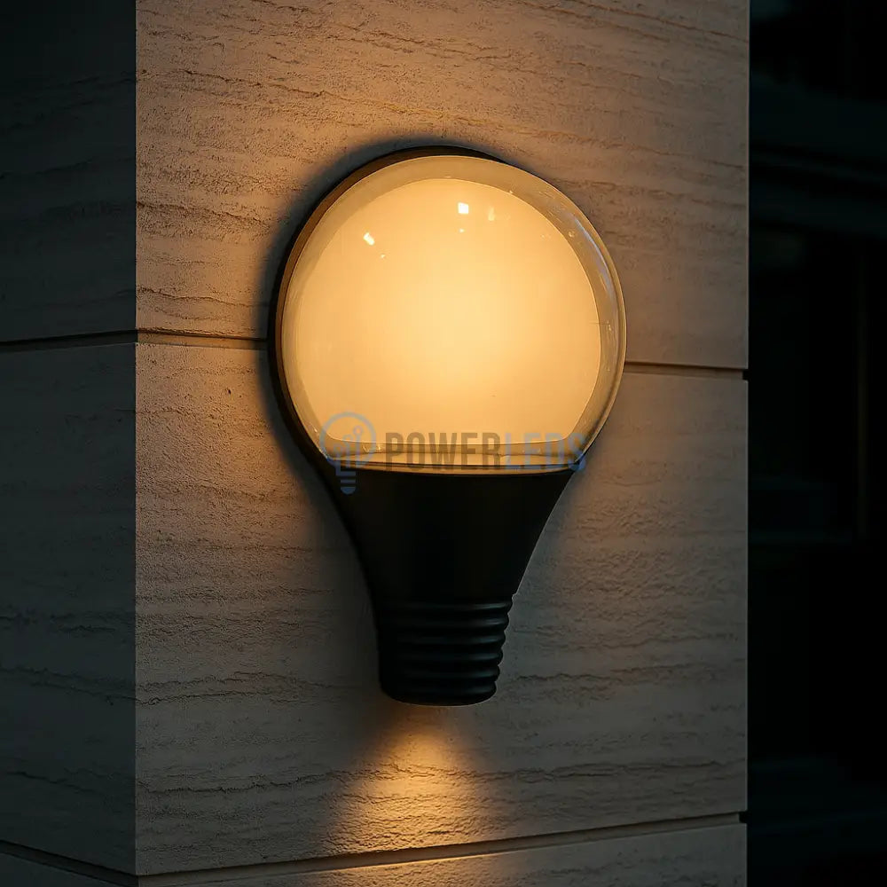 Aplica LED 6W QUVI Exterior Neagra Wall Light Fixtures
