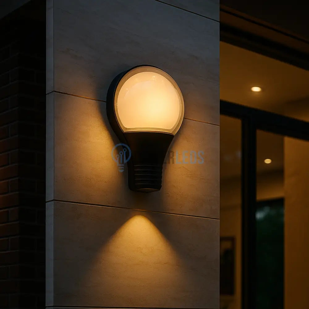 Aplica LED 6W QUVI Exterior Neagra Wall Light Fixtures
