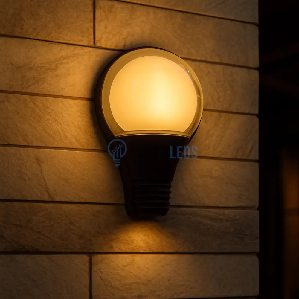 Aplica LED 6W QUVI Exterior Neagra Wall Light Fixtures