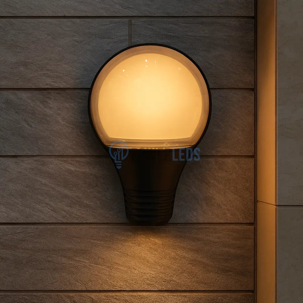 Aplica LED 6W QUVI Exterior Neagra Wall Light Fixtures