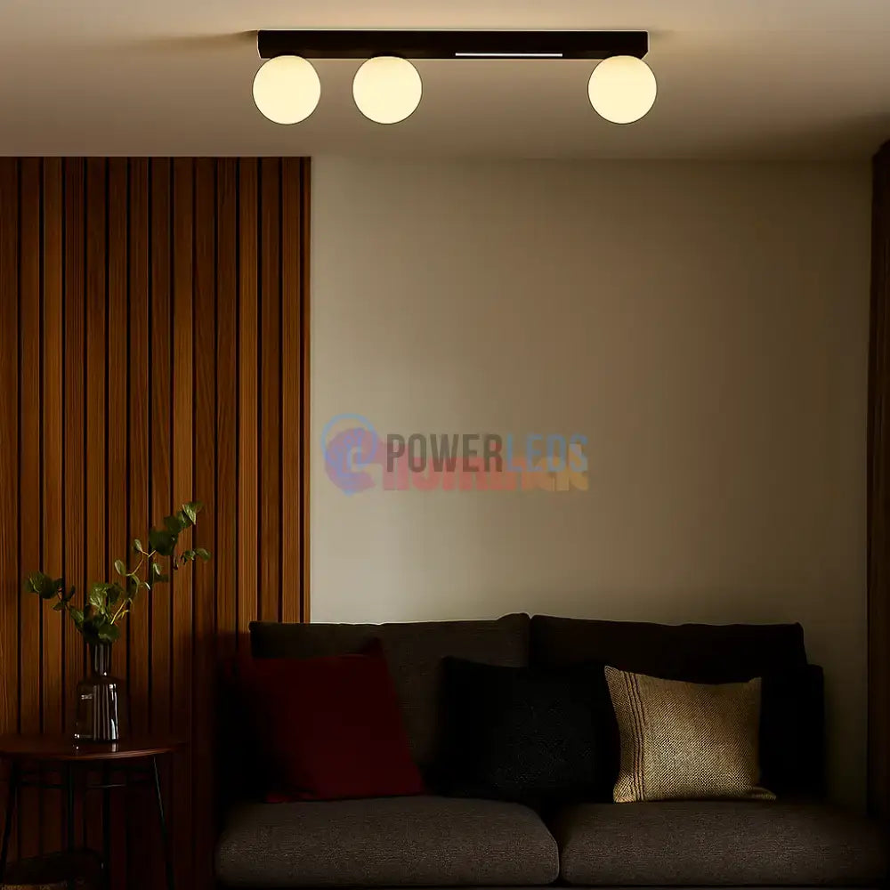 Aplica LED 70cm Neagra SUFITOWA powerleds.ro