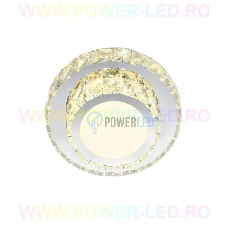 Aplica Led 72W Mat Rotunda Cristal Wall Light Fixtures