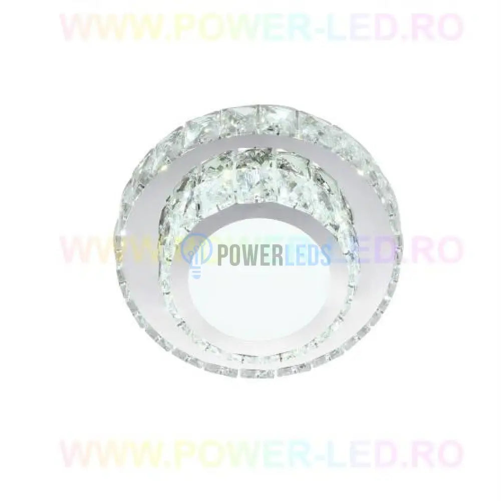 Aplica Led 72W Mat Rotunda Cristal Wall Light Fixtures