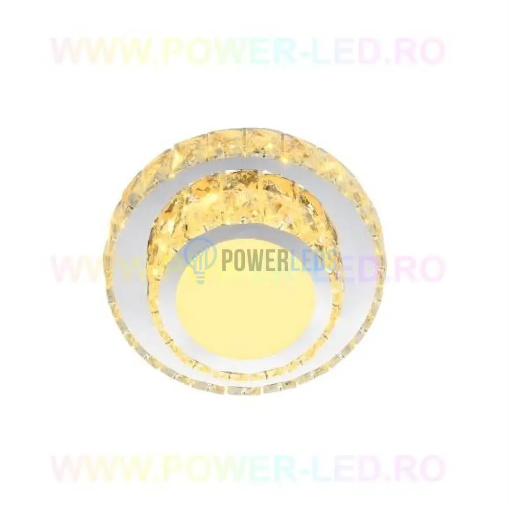 Aplica Led 72W Mat Rotunda Cristal Wall Light Fixtures