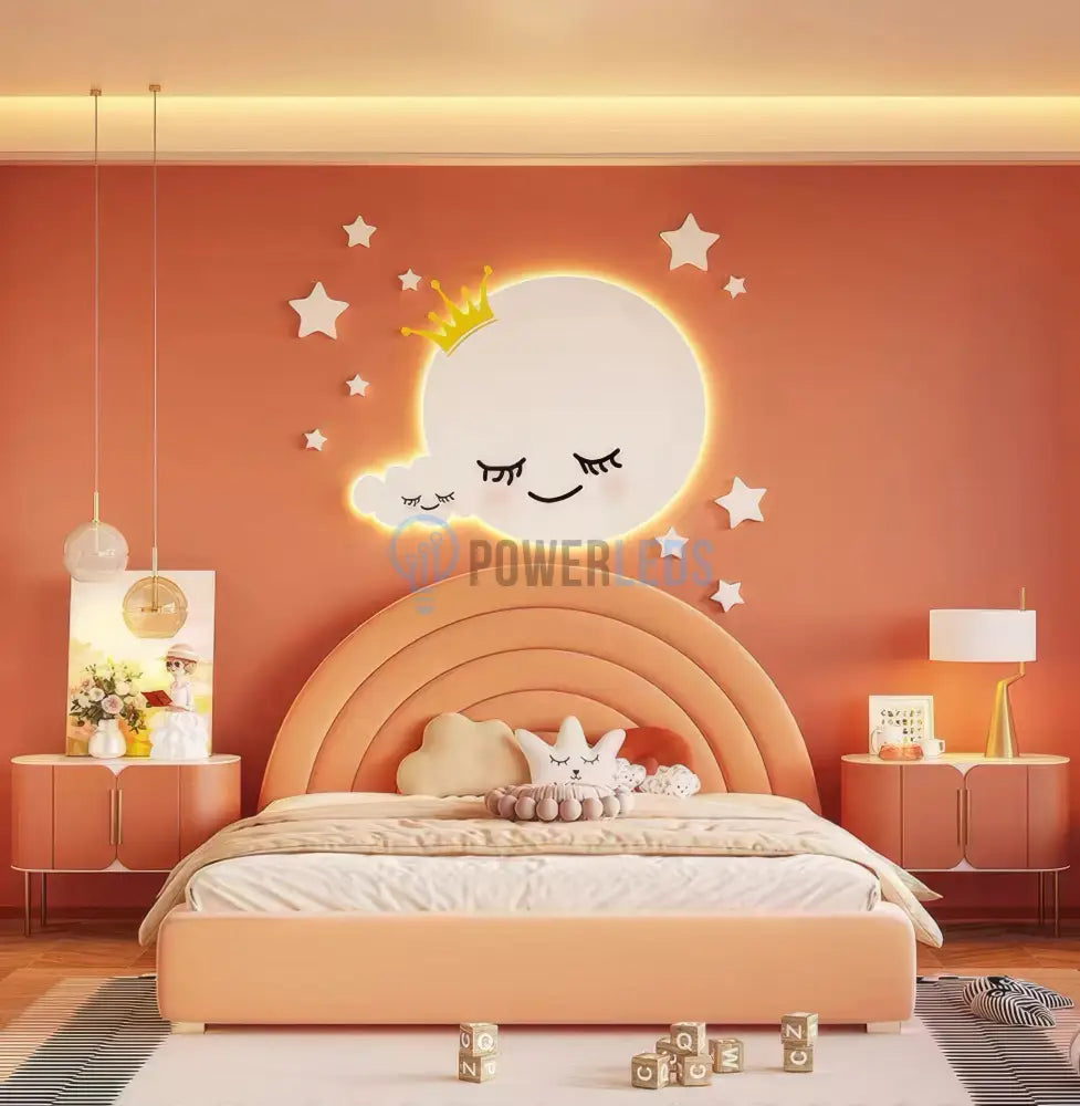Aplica LED 80W Dreamy Moon Telecomanda 5319 ALBA / 50CM / KIDS Lighting Fixtures