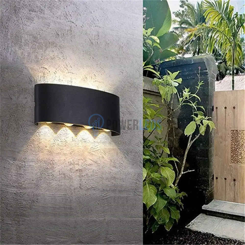 Aplica Led 8W Trio Exterior Neagra Wall Light Fixtures