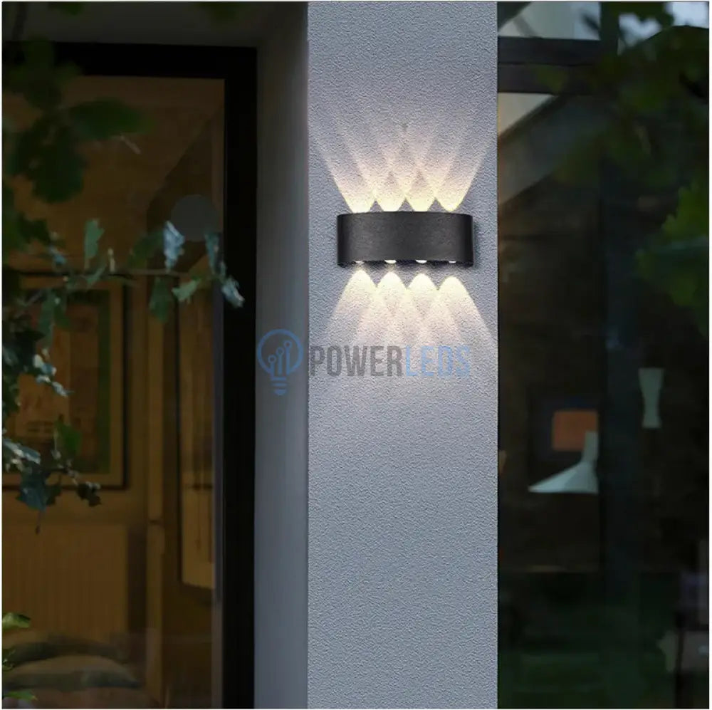 Aplica Led 8W Trio Exterior Neagra Wall Light Fixtures