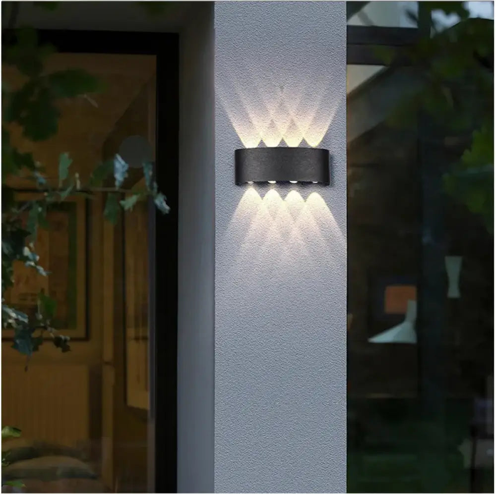 Aplica Led 8W Trio Exterior Neagra Wall Light Fixtures