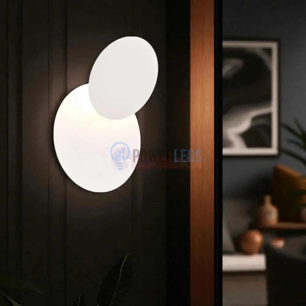 Aplica LED de Perete White MIO ALBA / 18CM Wall Light Fixtures