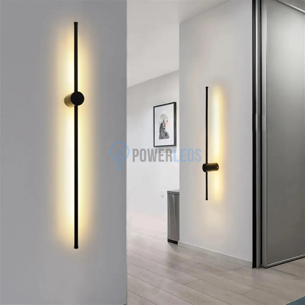 Aplica Led Alpine 26W 80Cm Black Wall Light Fixtures