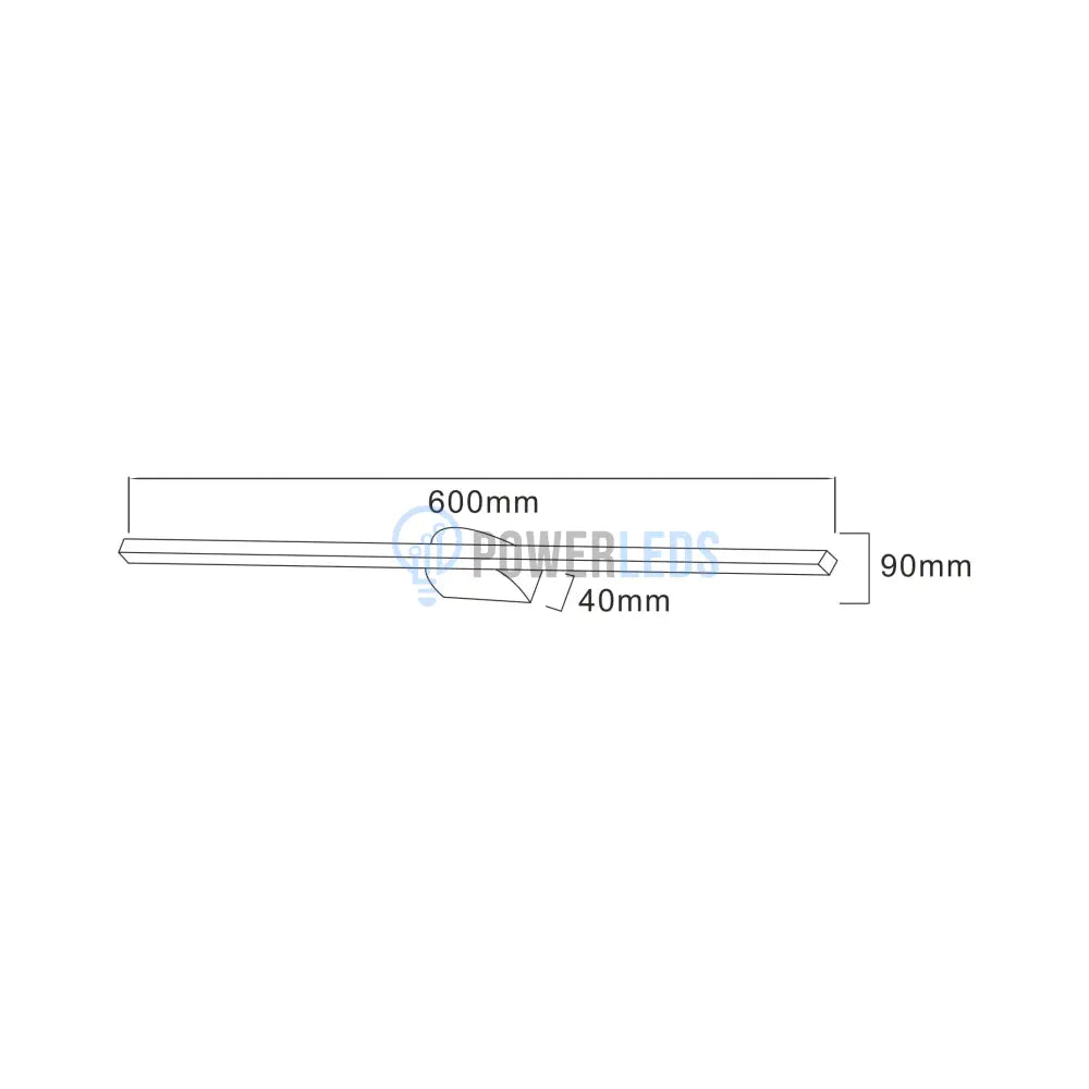 Aplica LED de Perete Black Lumi Deco 12W powerleds.ro