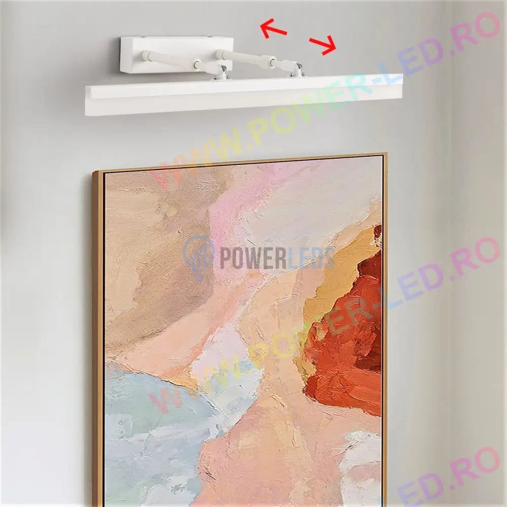Aplica Led Baie 36W 53Cm Alba Reglabila C9067Wh Wall Light Fixtures