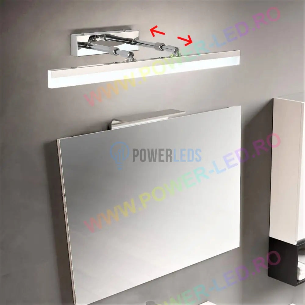 Aplica Led Baie 36W 53Cm Chrome Reglabila C9067Ch Wall Light Fixtures