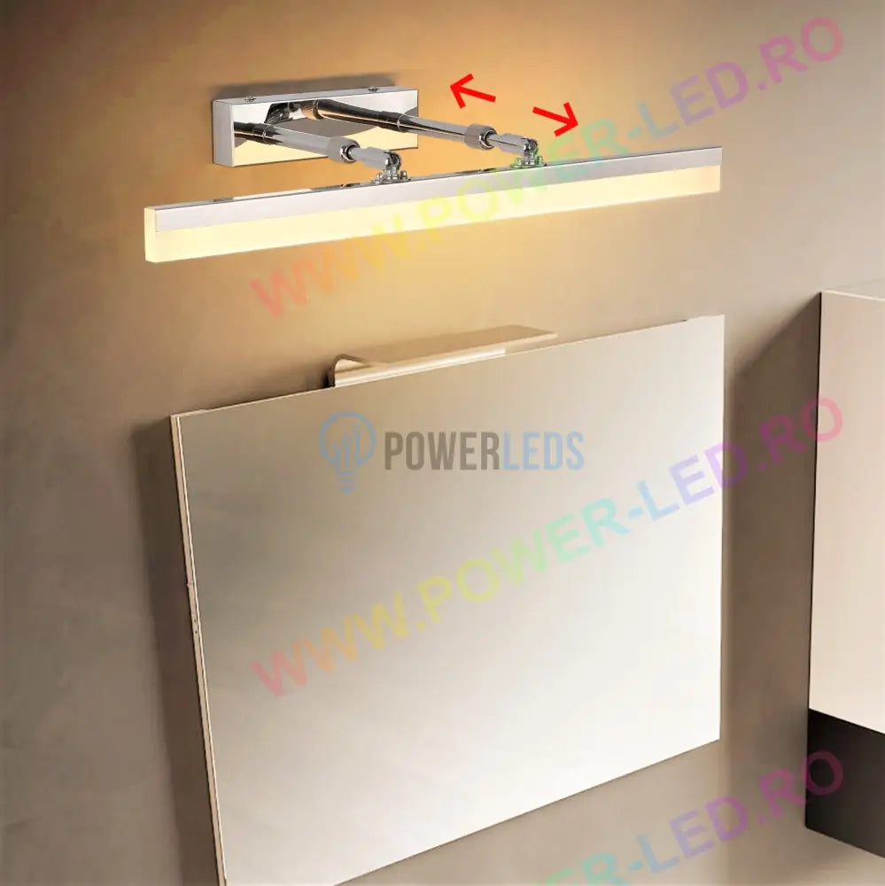 Aplica Led Baie 36W 53Cm Chrome Reglabila C9067Ch Wall Light Fixtures