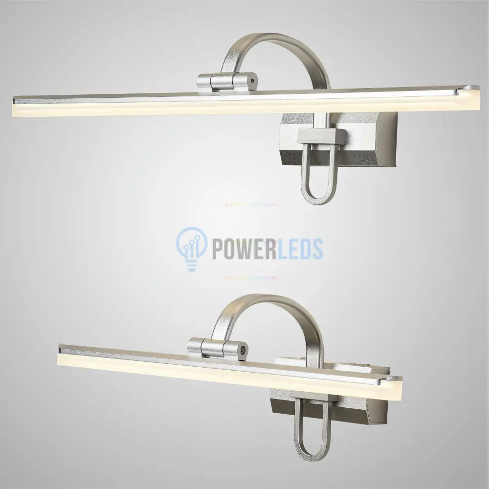 Aplica Led Baie 36W 58Cm Argintie Reglabila C1308Ch Wall Light Fixtures