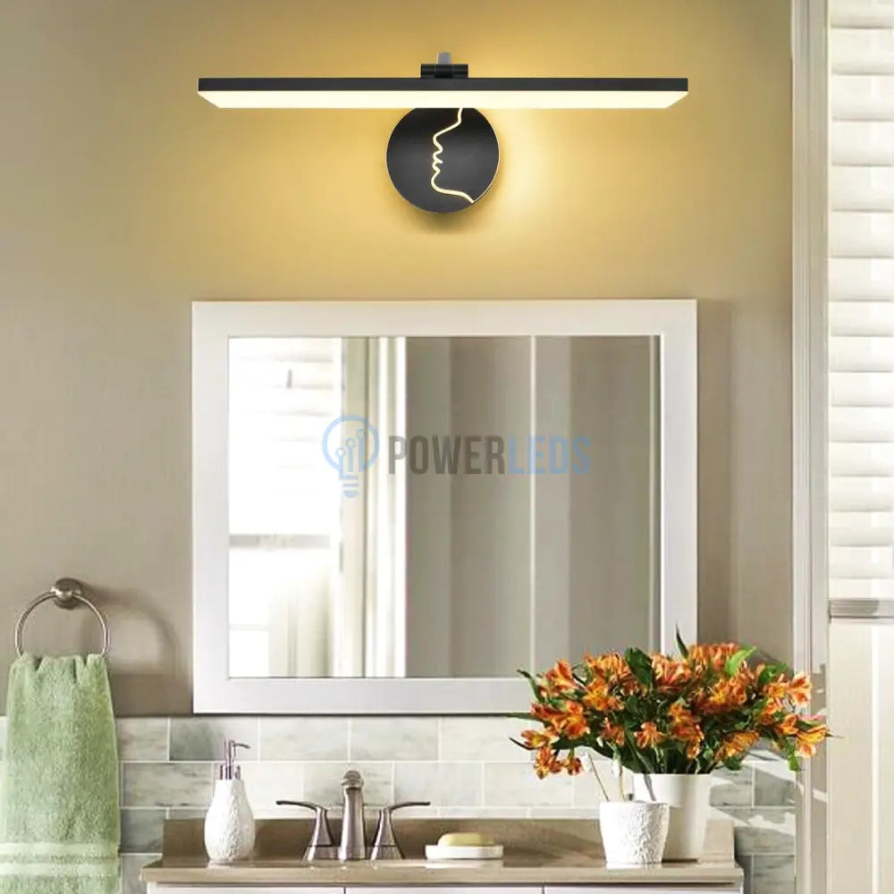 Aplica Led Baie 36W Face Black Wall Light Fixtures