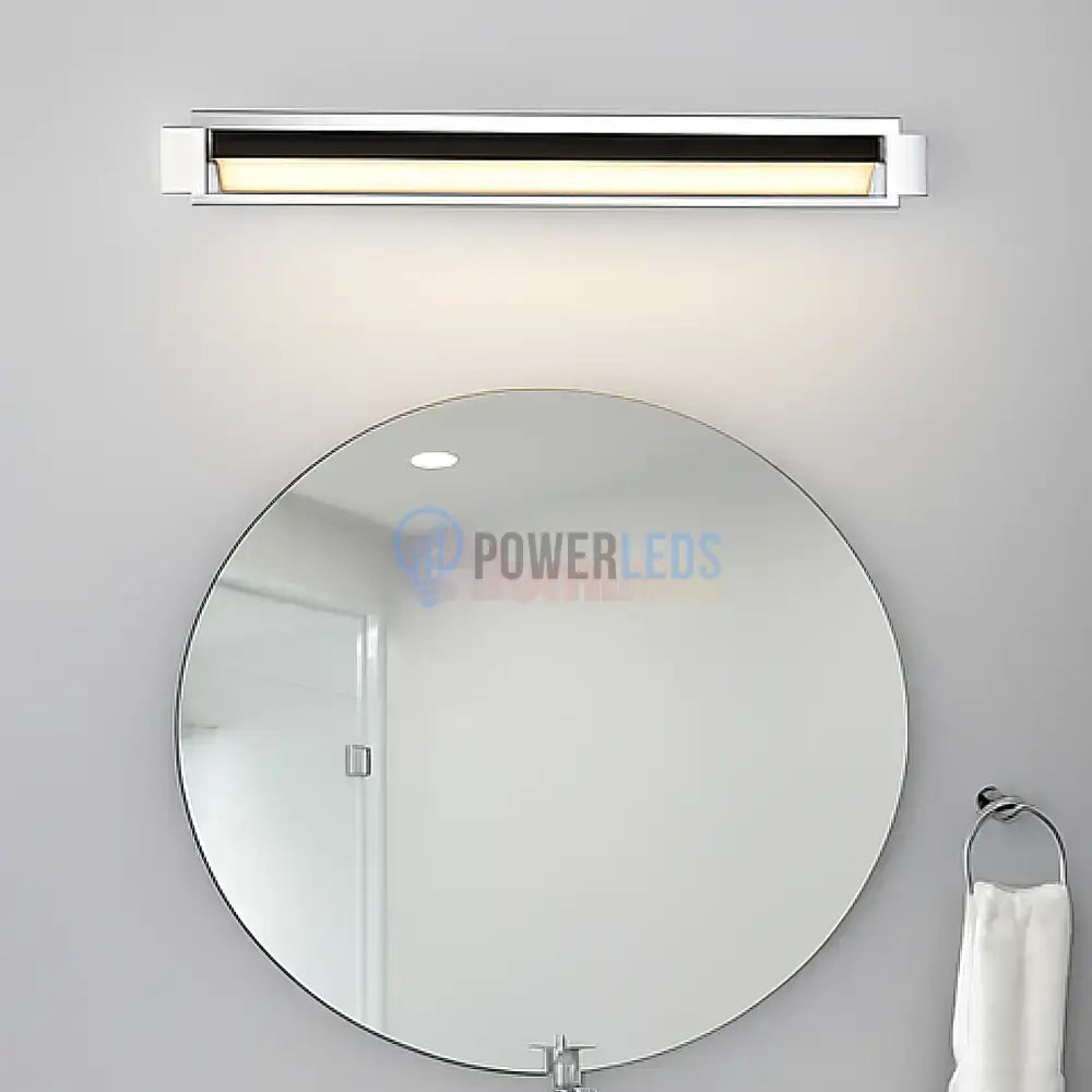 Aplica LED Aluminiu FABRIZIO CHROME / 50CM / ALB NATURAL Wall Light Fixtures
