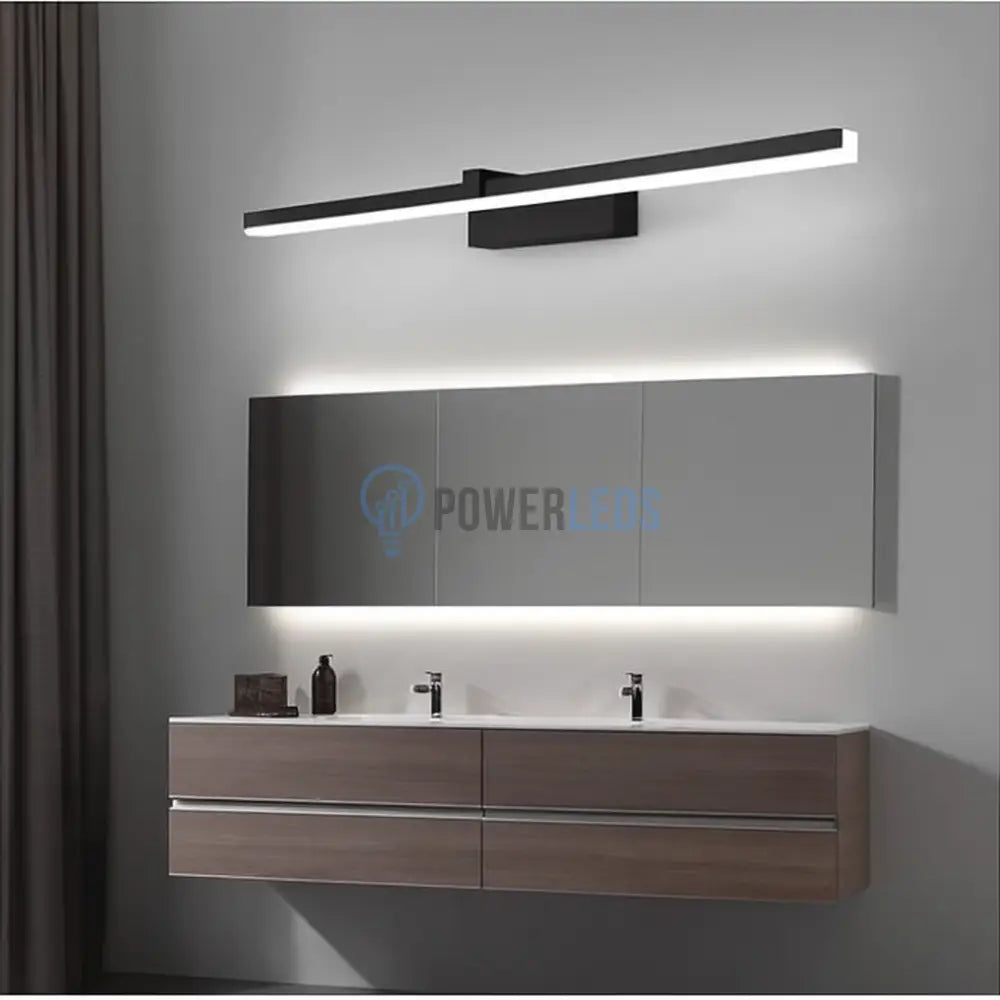 Aplica LED Baie Olyss 11W 56cm Neagra powerleds.ro