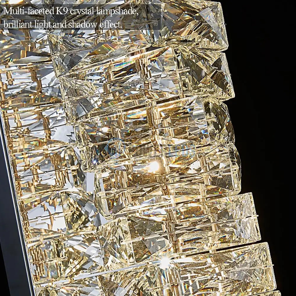 Aplica LED Cristal WAVE Chrome 48cm powerleds.ro