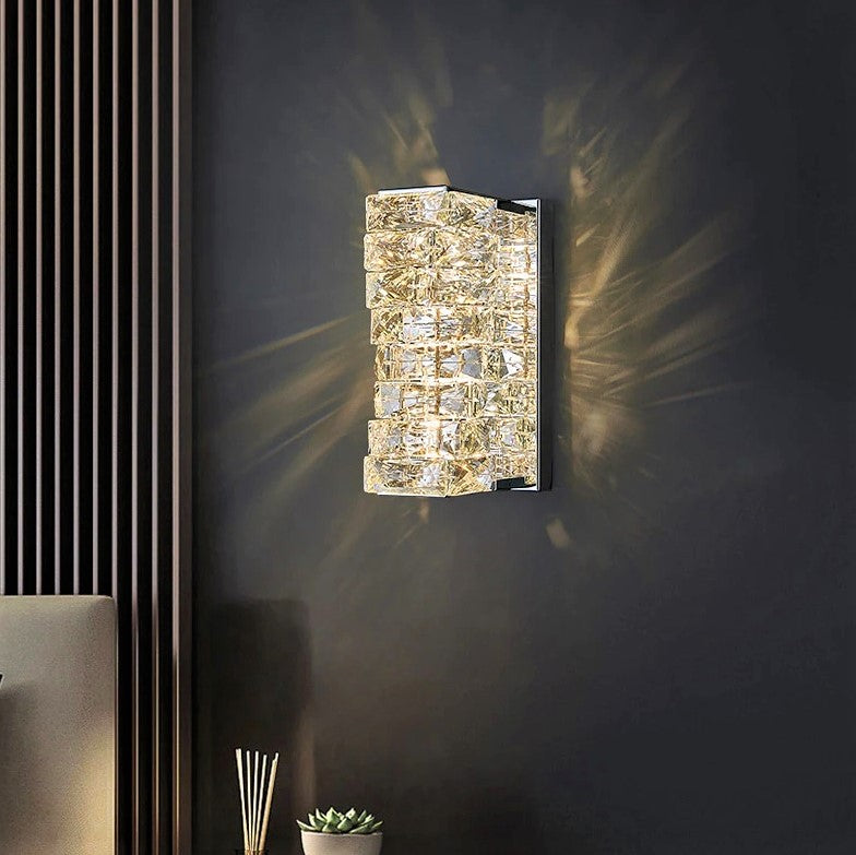 Aplica LED Cristal WAVE Chrome 26cm