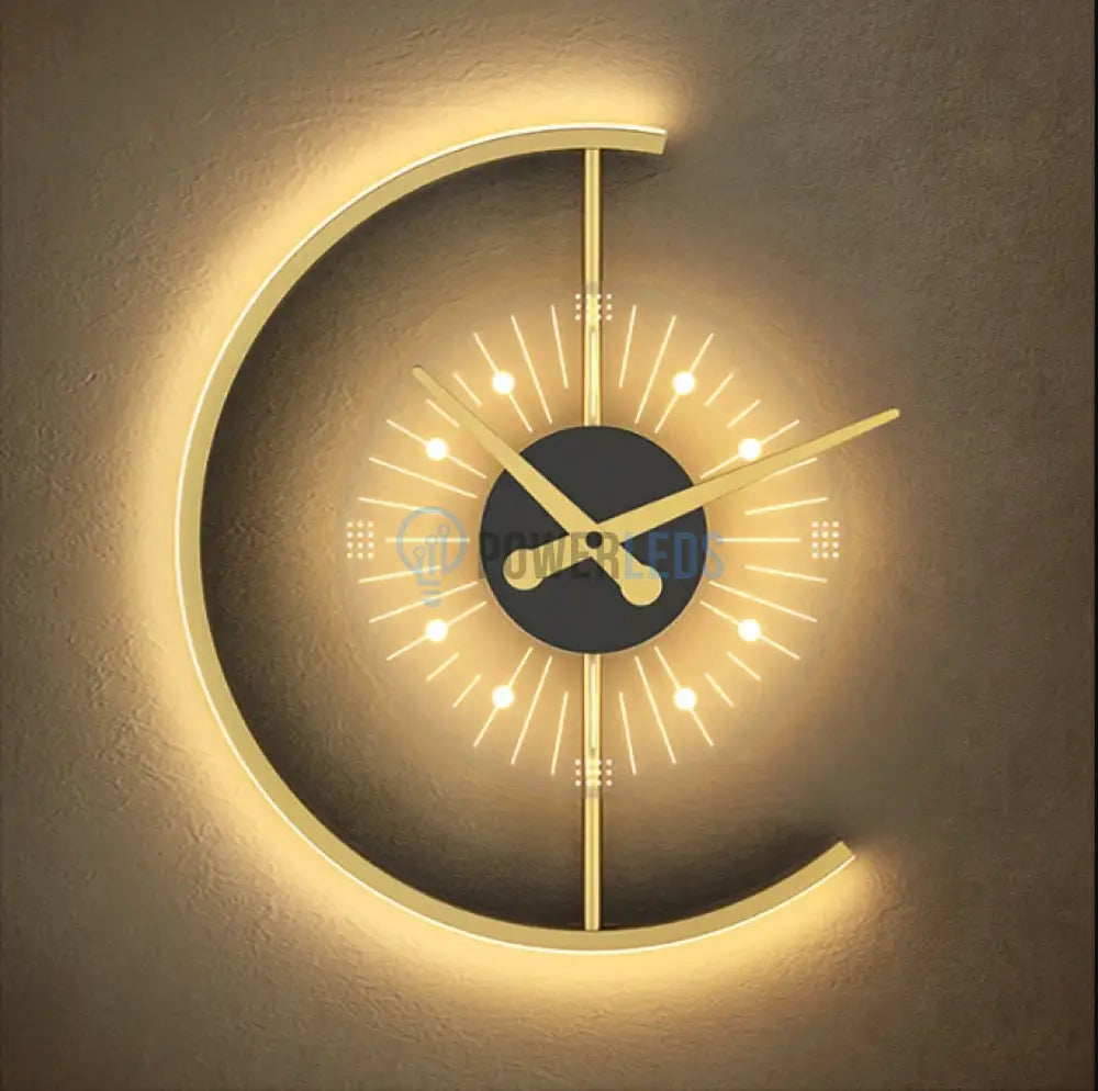 Aplica Led Cu Ceas 18W Nordic Style Clockwork Wall Light Fixtures