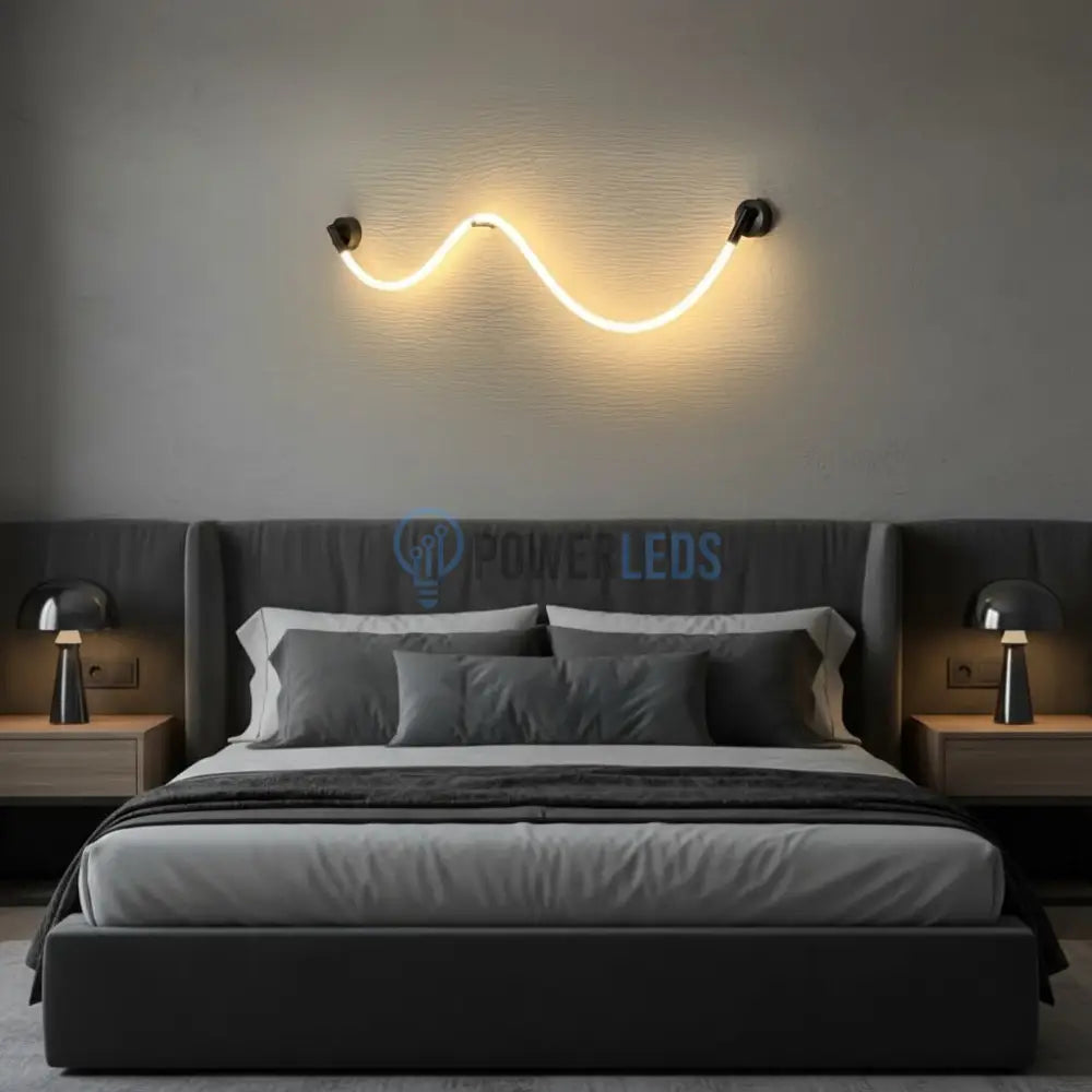 Aplica LED Curved Rope cu 3 Functii 158CM Wall Light Fixtures
