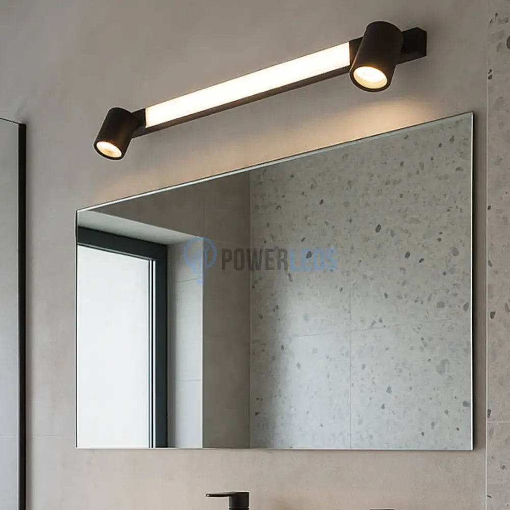 Lustra LED cu Spoturi ENRICO Black powerleds.ro