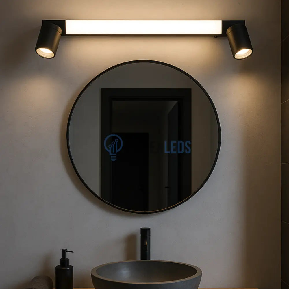 Lustra LED cu Spoturi ENRICO Black powerleds.ro