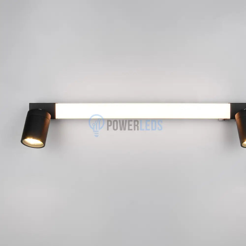 Lustra LED cu Spoturi ENRICO Black powerleds.ro