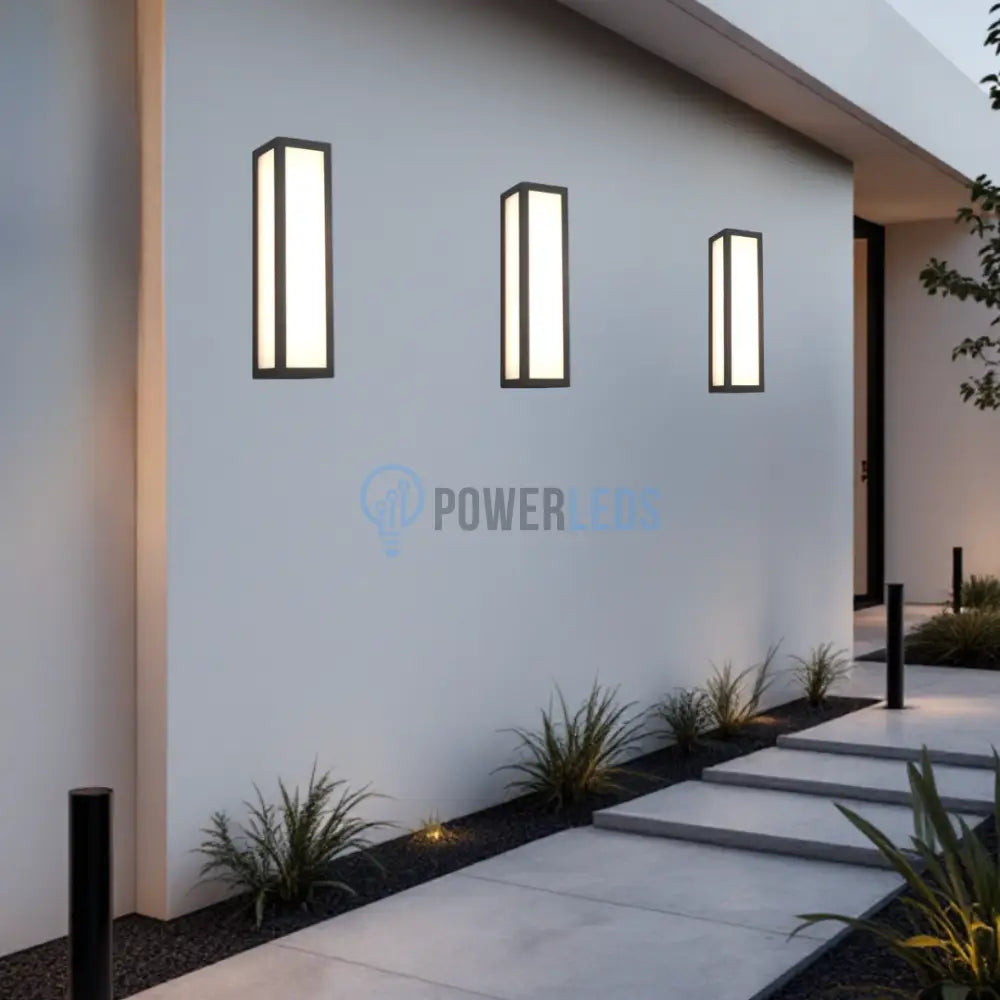 Aplica LED Exterior 10,5W FUERTE NEAGRA / ALB CALD / APLICA PERETE Wall Light Fixtures