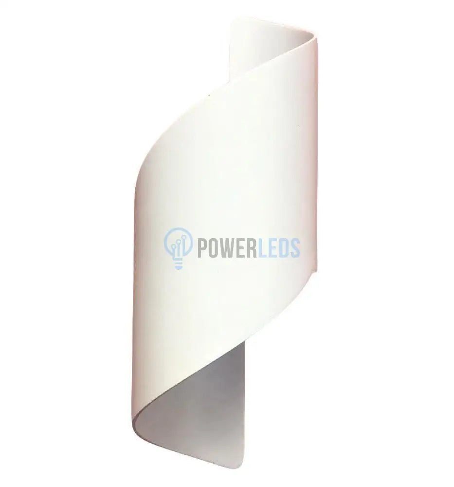 Aplica Led Exterior 10W Spirala Alba Wall Light Fixtures