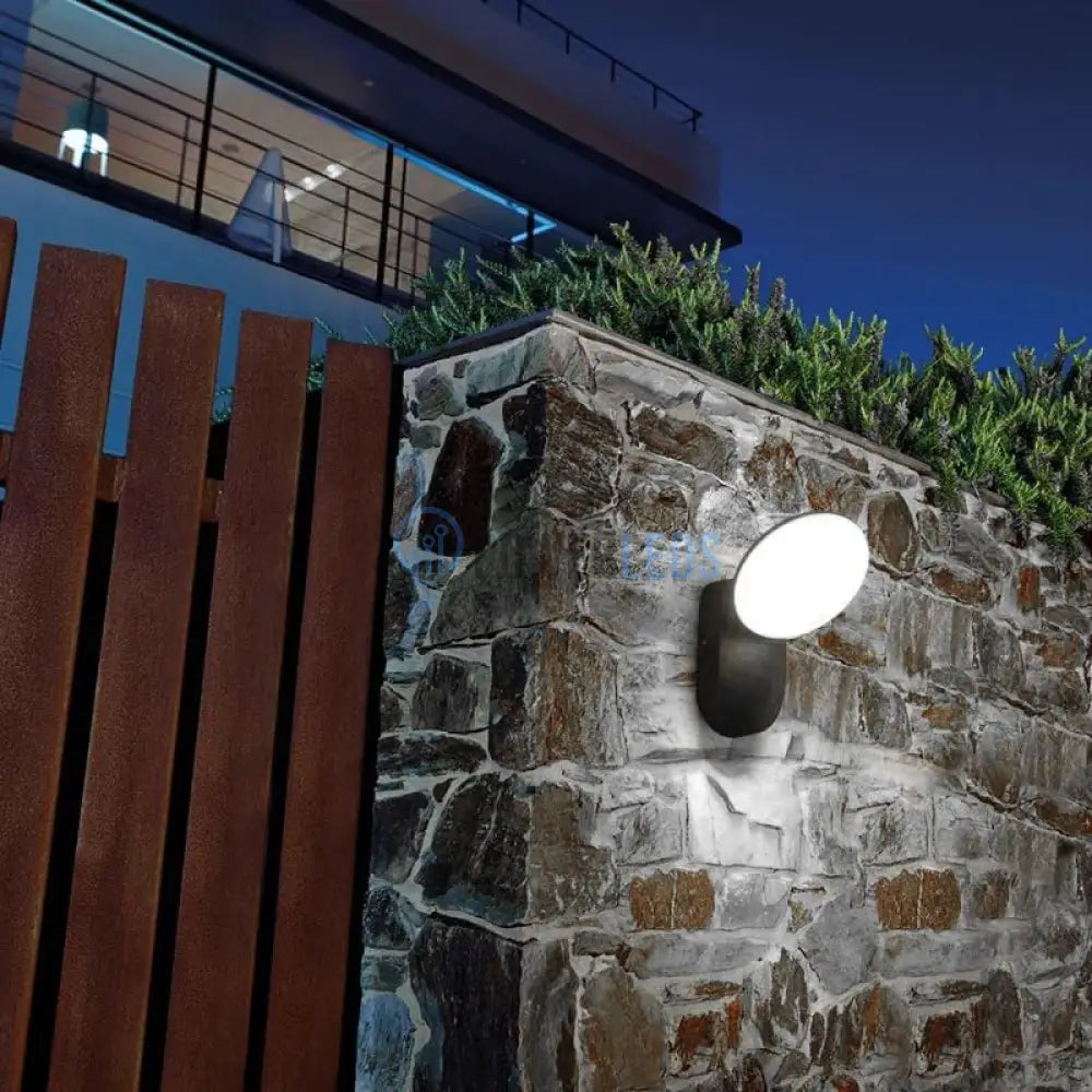 Aplica Led Exterior 12W Fy-127Y/Bk Wall Light Fixtures