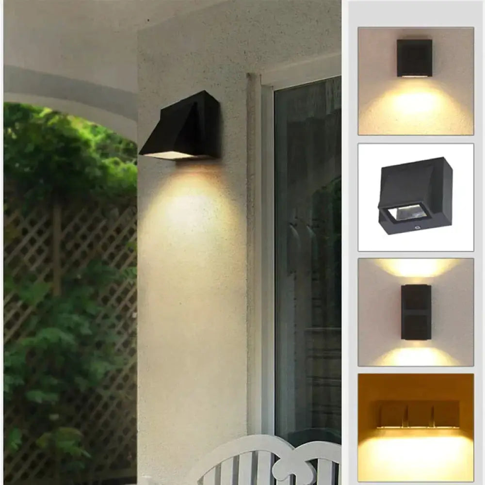 Aplica Led Exterior 3W V1 Neagra Wall Light Fixtures