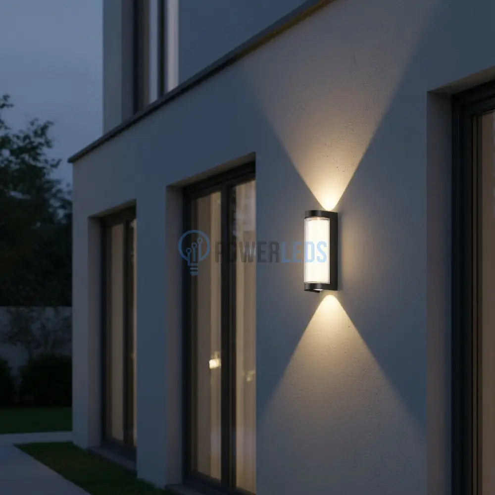 Aplica LED Exterior Black AMON IP65 Wall Light Fixtures