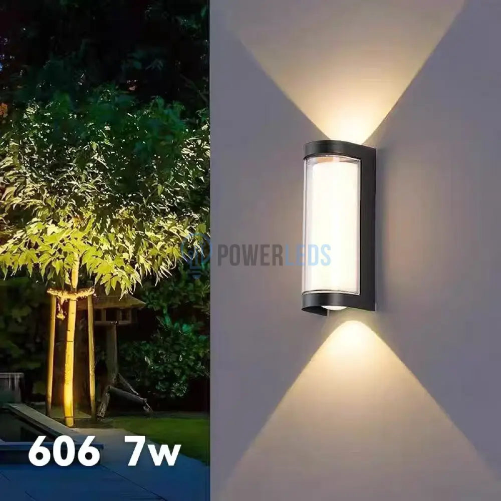 Aplica LED Exterior Black AMON IP65 Wall Light Fixtures