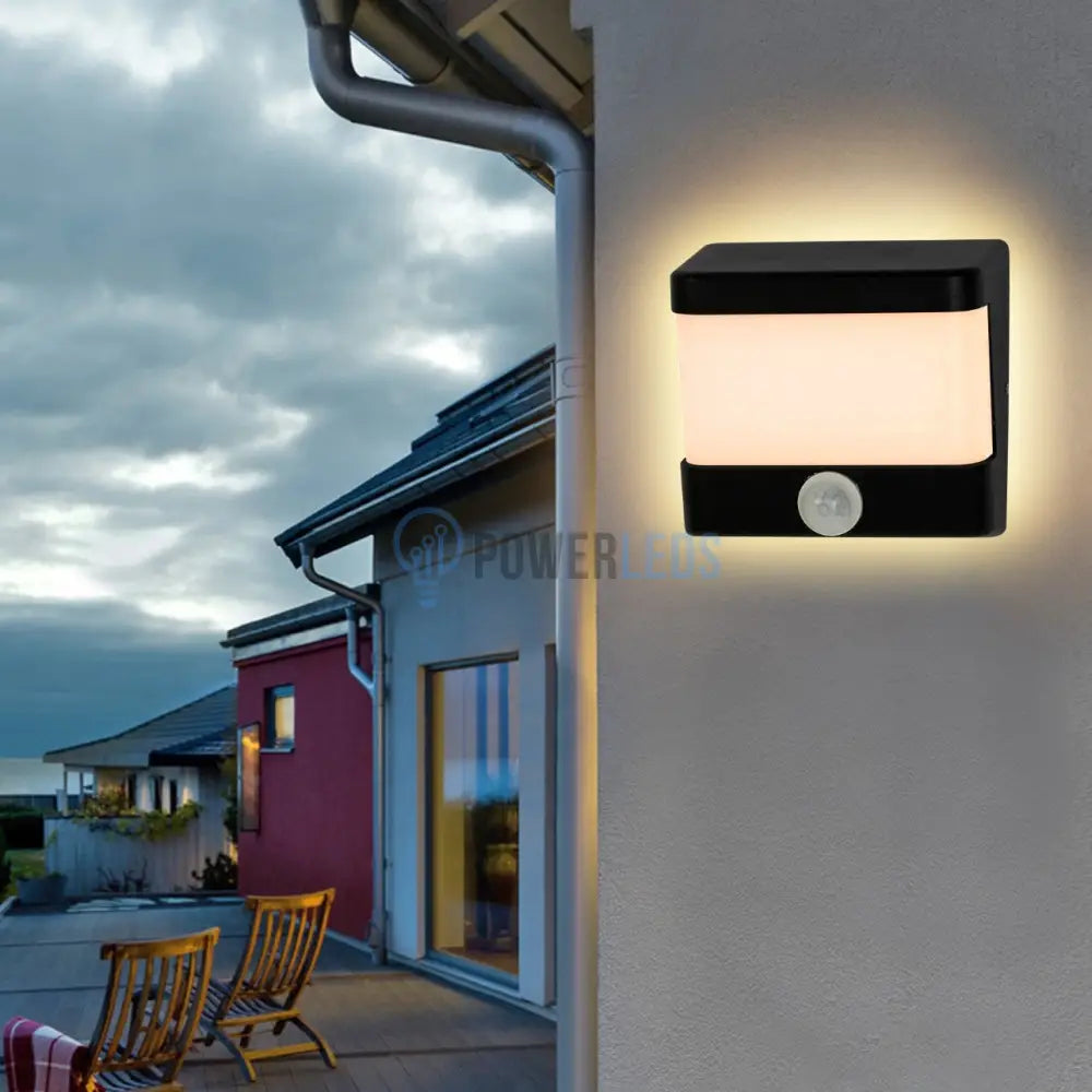 Aplica Led Exterior Ip65 12W Cu Senzor 7781 Wall Light Fixtures