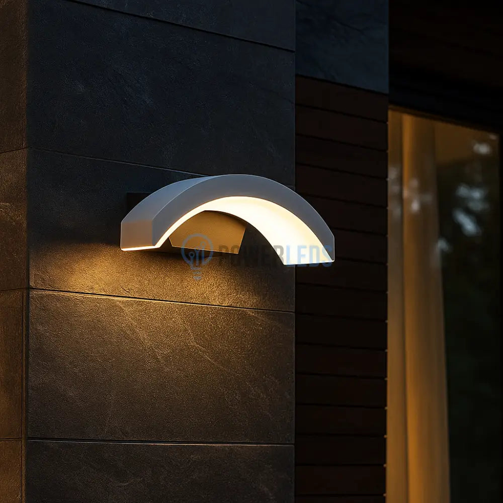 Aplica LED Exterior Luff 24W White Wall Light Fixtures