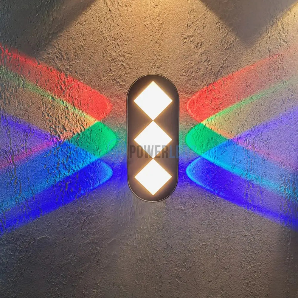 Aplica Led Exterior Rgb Colorfull Wall Light Fixtures