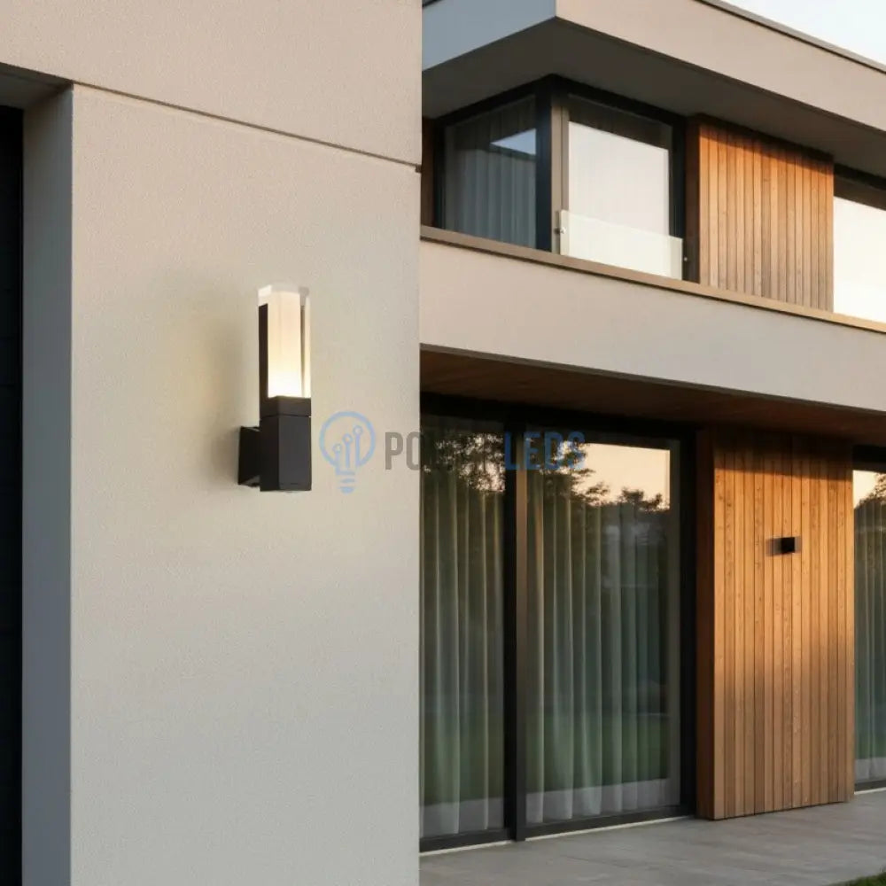 Aplica LED Exterior ROLO Black IP65 Wall Light Fixtures