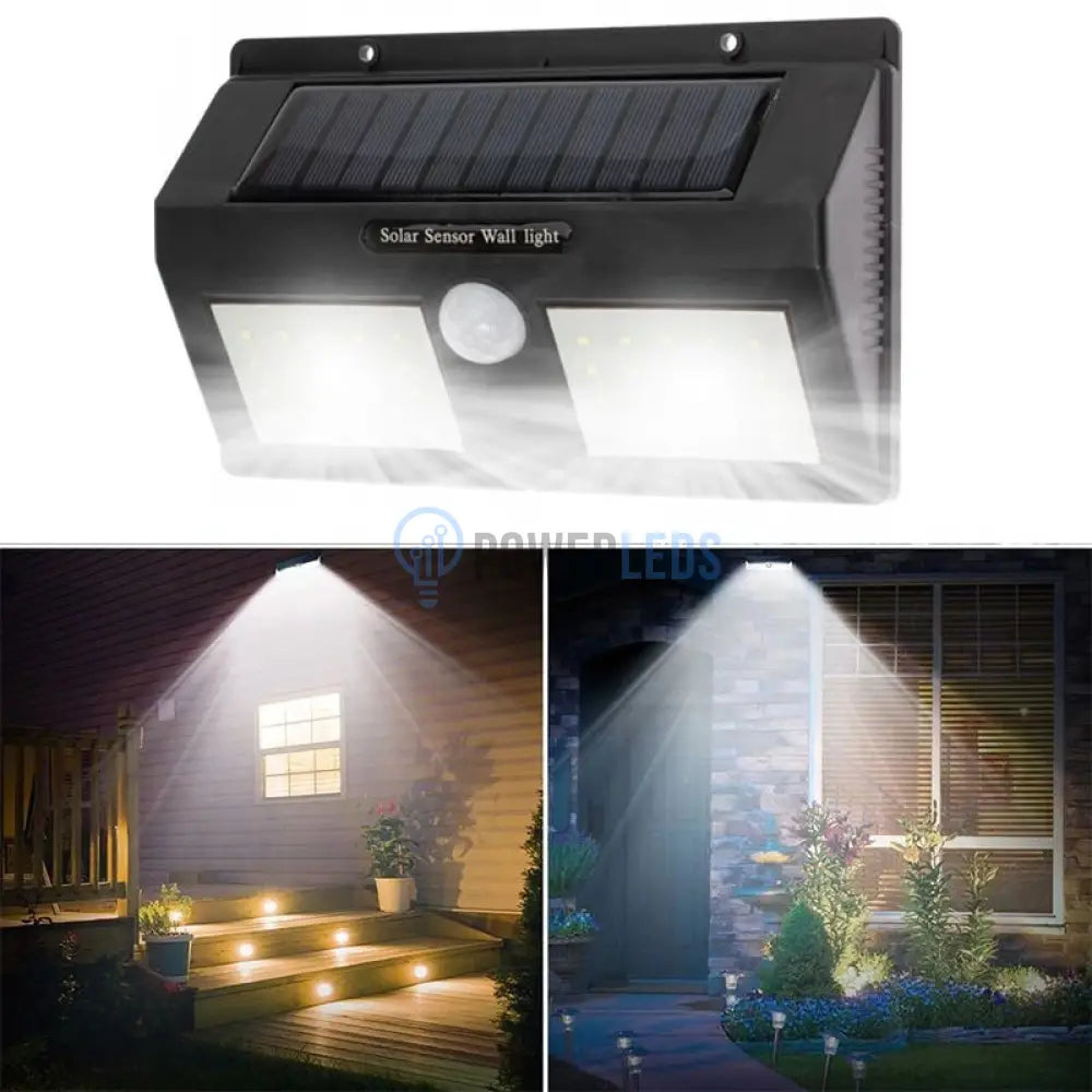 Aplica Led Exterior Solara Senzor 40 Smd Wall Light Fixtures