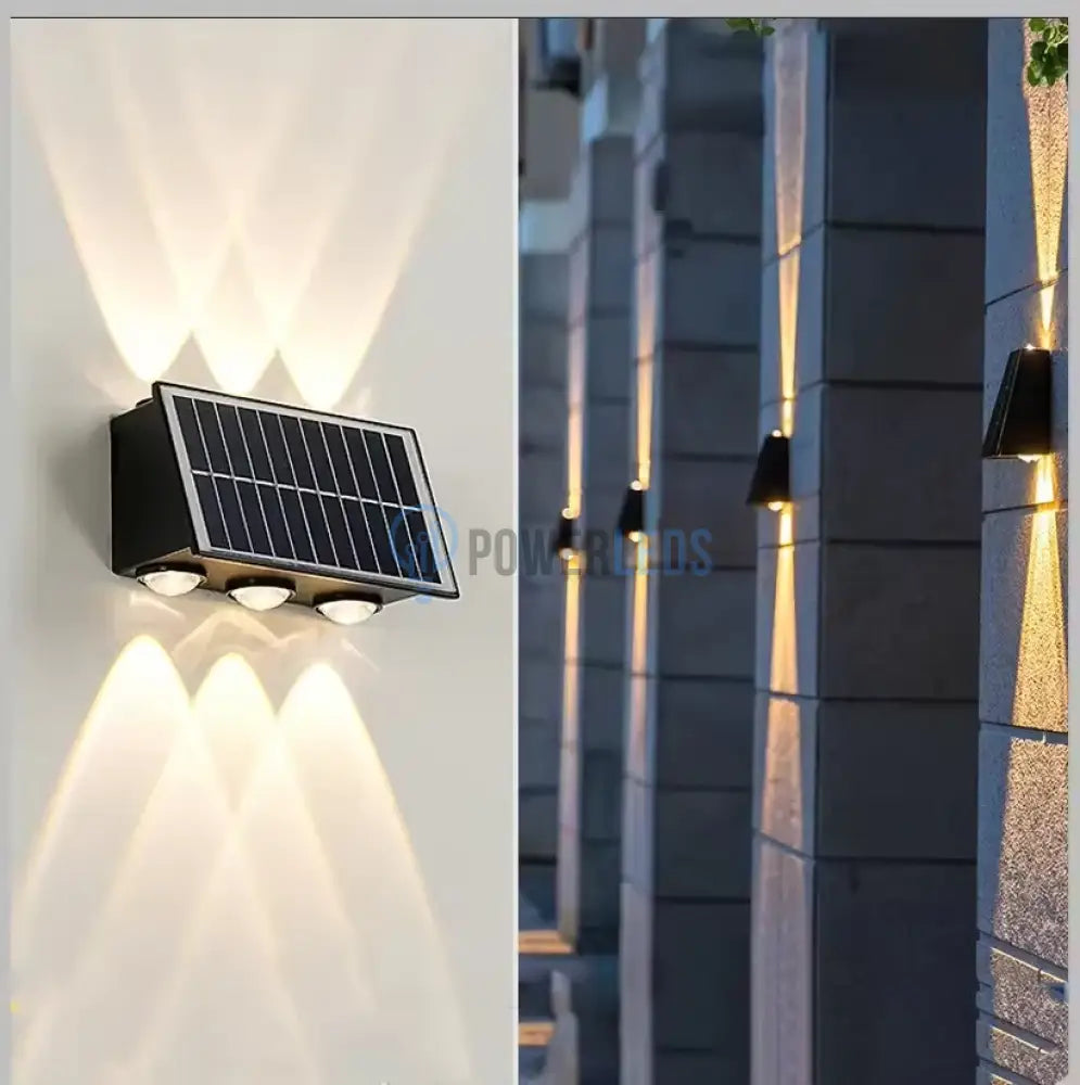 Aplica Led Exterior Trio 6W Solara Wall Light Fixtures