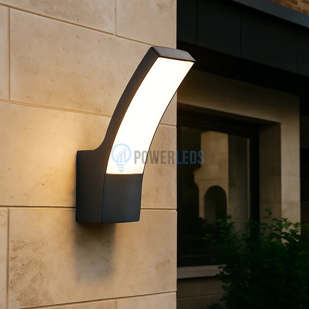 Aplica LED Exterior VAYA IP65 12W Neagra Wall Light Fixtures