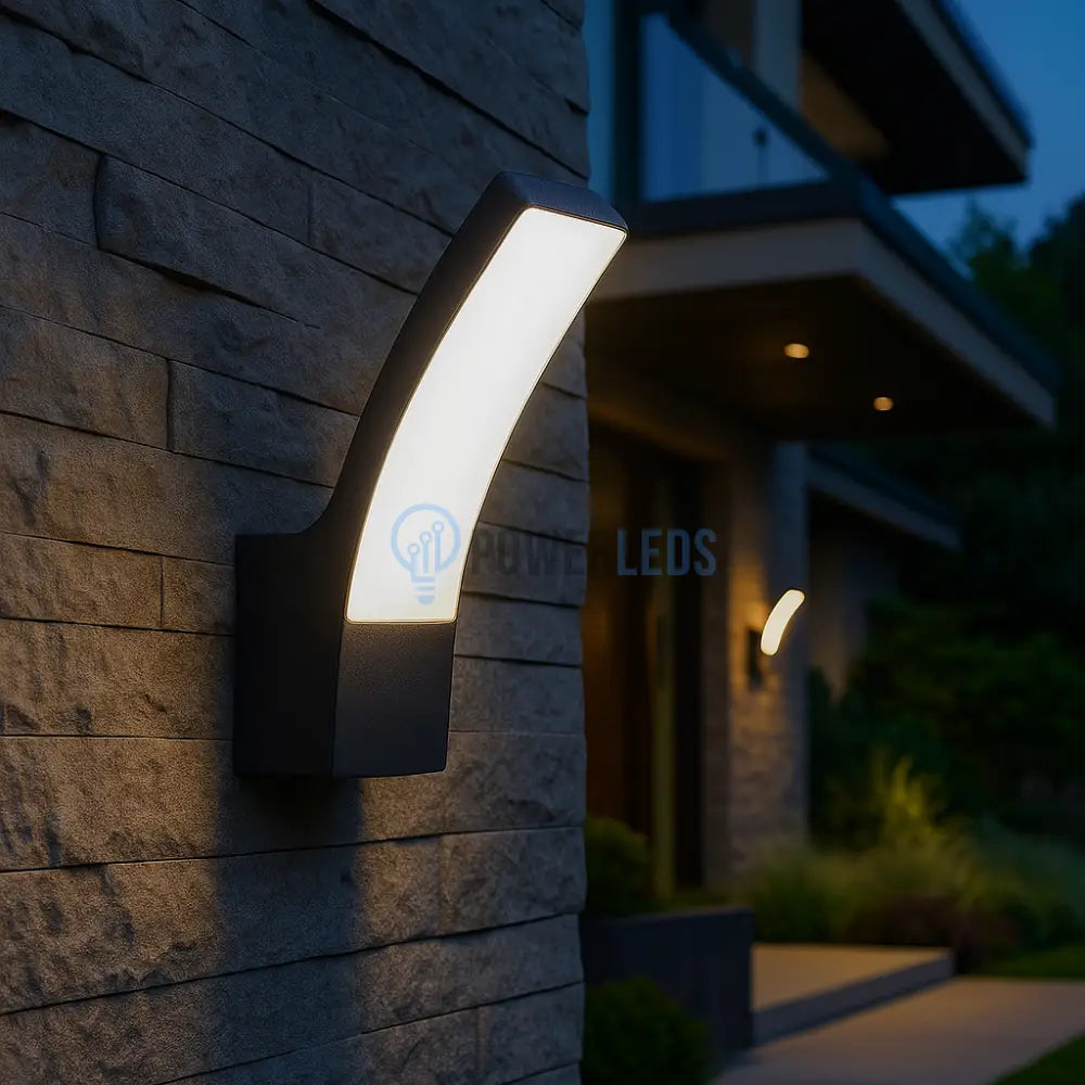 Aplica LED Exterior VAYA IP65 12W Neagra Wall Light Fixtures