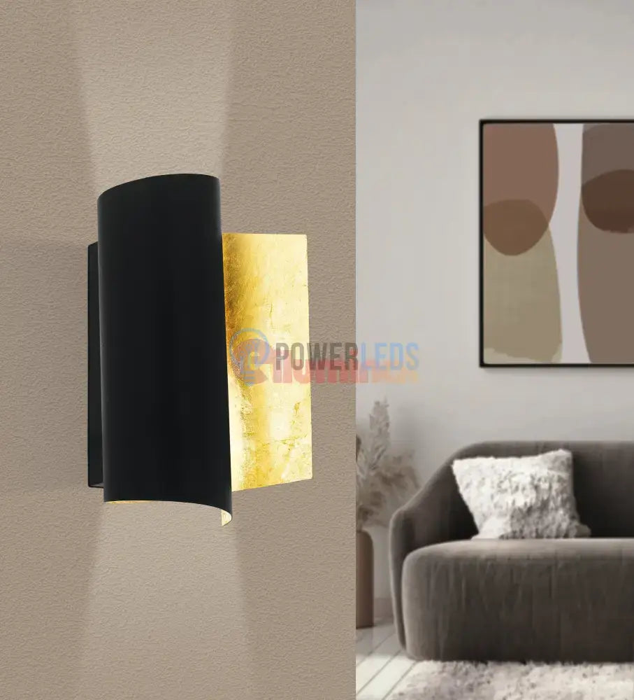 Aplica LED 40W FALICETTO GOLD & BLACK EGLO 98759 powerleds.ro