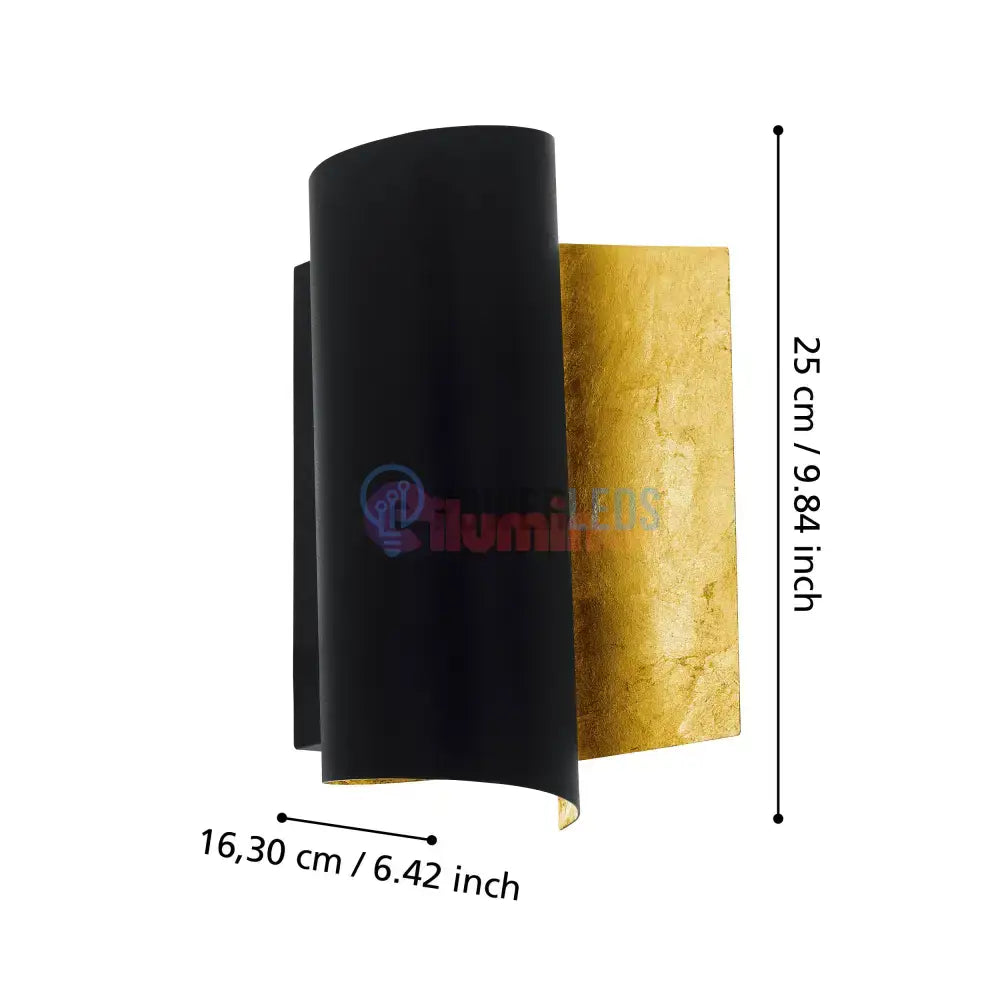 Aplica LED 40W FALICETTO GOLD & BLACK EGLO 98759 powerleds.ro