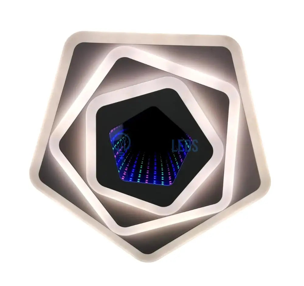 Aplica Led Galaxy 3D Pentagon Rgb Echivalent 300W Lighting Fixtures