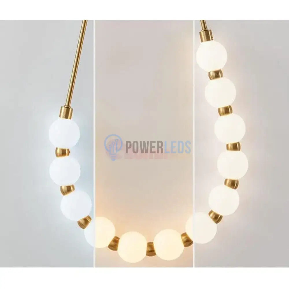 Aplica LED Gold Globe Necklace 3 lumini AURIE / ABAJUR / APLICA PERETE Wall Light Fixtures