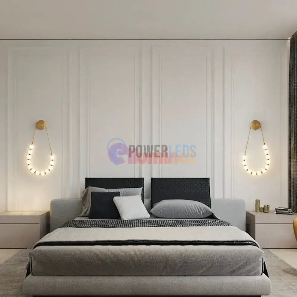 Aplica LED RFAN 60W, Auriu/Alb W1001 powerleds.ro